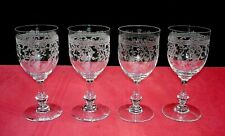 SAINT LOUIS METZ WINE GLASSES WINE GLASSES WINE GLASS ENGRAVED CRYSTAL NAPOLEON III