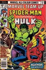MARVEL TEAM-UP N° 53 Janv. 1977 Spiderman Hulk J. Romita Cvr Marvel Comics Group
