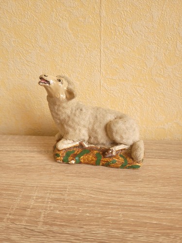 Grand mouton floqué - , devineau
