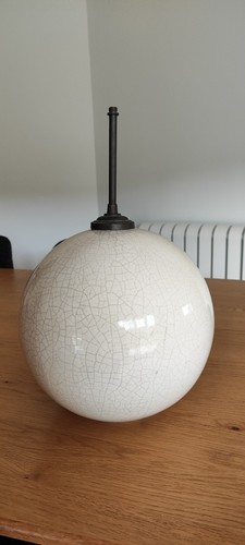 Lampe boule craquelé - , année