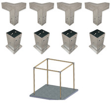 Kit pergola : 4 coins et 4