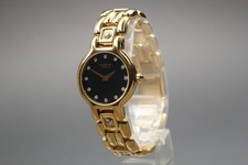 Montre pour femme Raymond Weil 3746 12P diamant or noir quartz JAPON presque ...