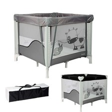 Parc pliable pour enfants Looping 90x90 cm avec élévation