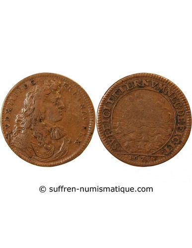 France louis xiv jeton - france,