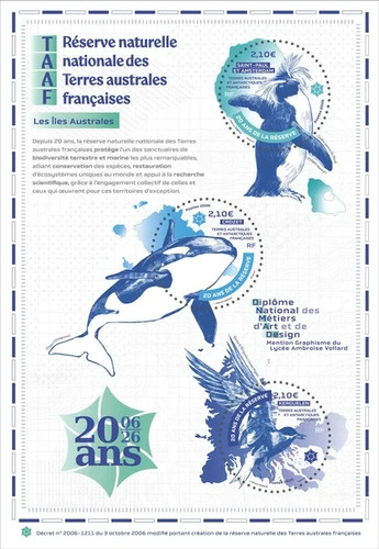 Taaf bloc timbres - taaf, ans
