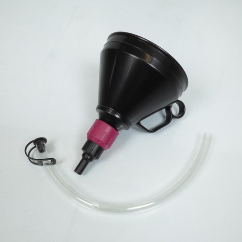 Entonnoir rond noir avec - , tube