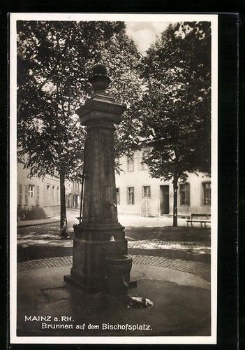 Mayence fontaine sur - rh.,,