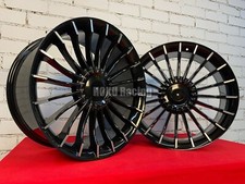 4X jantes alliage 21" style ALPINA 5X120 NOIR pour BMW série 5 7 F10 F01 GT