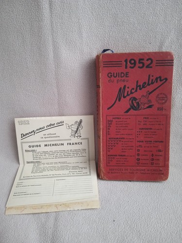 Guide michelin 1952 avec - 1952,