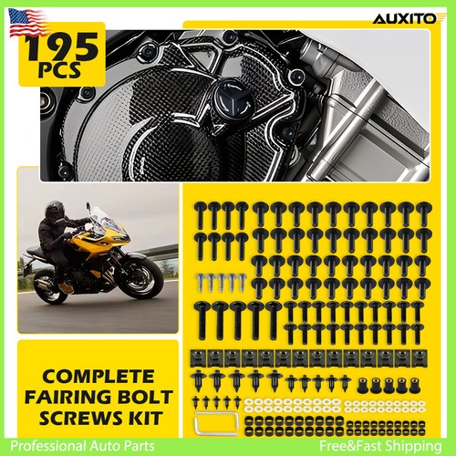 Black complete fairing - complete, bolts