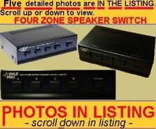 SPEAKER SWITCHER SELECTER SELECTOR - 2,3 or 4 ZONE/ROOM