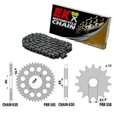 KAWASAKI GPZ (ZX750E) TURBO 750 1984-1985 chaîne pignon couronne set 630 PBR ...