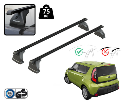 Barres toit nordrive - barres, pour