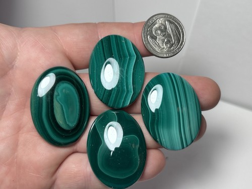 Malachite cabochon 40x30mm - malachite,