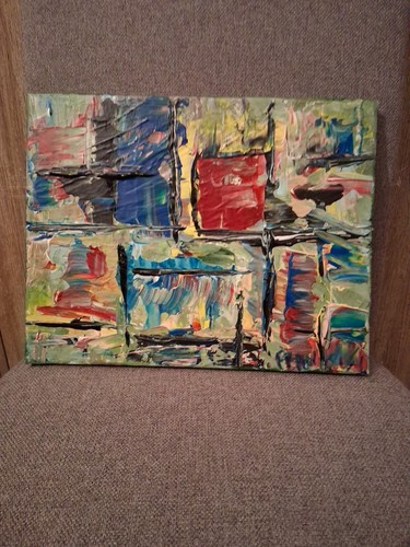 Tableau peinture acrylique - tableau,