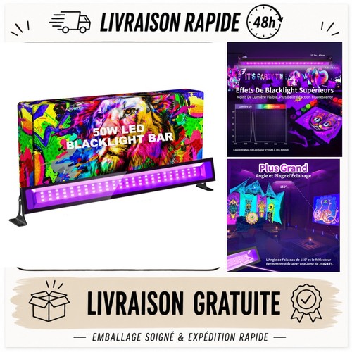 Projecteur led 50w lumière - uv,