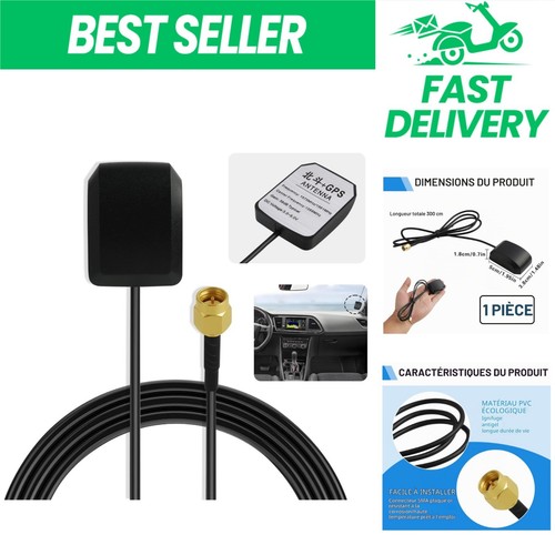 Antenne gps active sma m - gps, 3