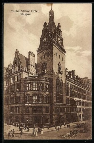 Carte postale glasgow central - carte,