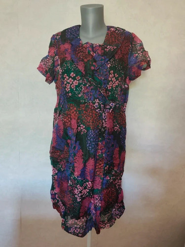 Robe vintage pure soie - en,