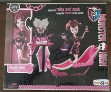 Monster High Draculaura Salle de Bain Bathroom Playset & Exclusive Doll 2011 New