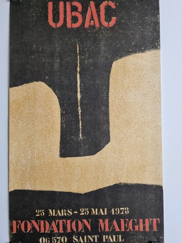 Affiche originale ubac - originale,