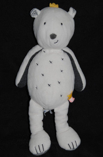 Peluche doudou ours - 🐻, blanc