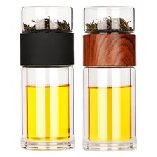 Bouteille d'eau en verre de