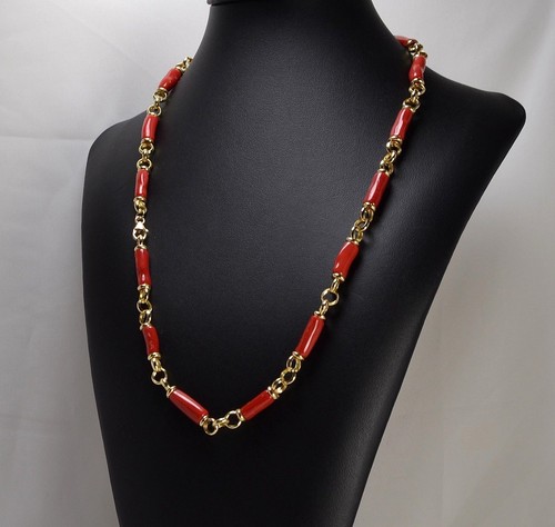Collier jaune kt et - collier, 18