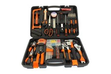 COFFRET A OUTILS, MALLETTE A OUTILS, 52 PIECES + SET DE VIS ET CHEVILLES