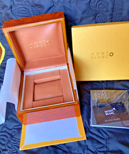 Boîte de montre vide en bois