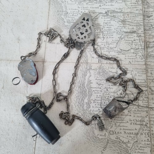 Chatelaine ancienne xixè - chatelaine,