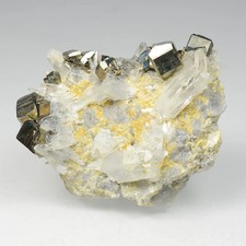 Pyrite et quartz - Kalimantan