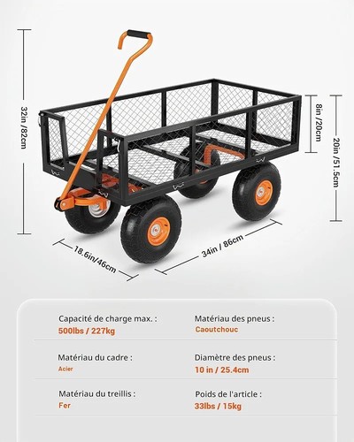 Chariot jardin tout terrain - chariot, tout-terrain