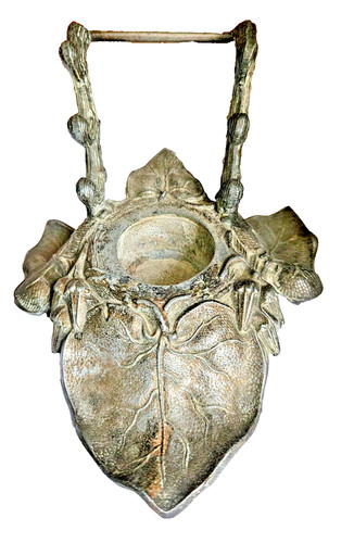 Art nouveau encrier - art,