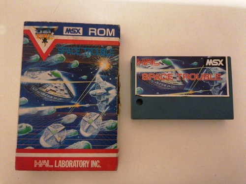 Jeu rare msx space trouble - jeu,