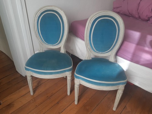 Paire chaises salon - chaises, de