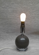 Lampe de chevet chrome et