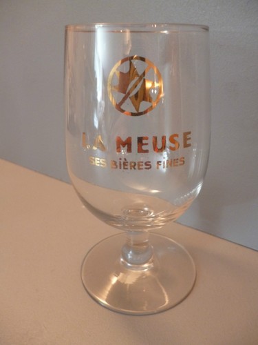 Verre bière publicitaire - a,
