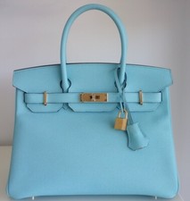 Sac Hermes Birkin 30 bleu