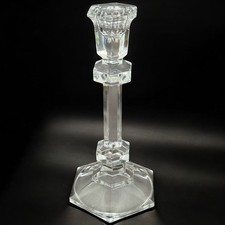 Bougeoir chandelier en verre