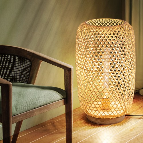 Lampe sur pied - pied, bambou