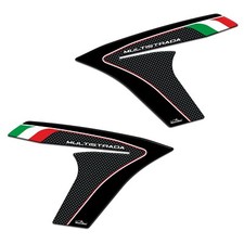 3D RESINATED MOTORCYCLE SIDE STICKERS COMPATIBLE WITH DUCATI MULTISTRADA 2003-2009
