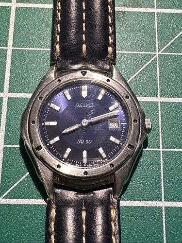 Seiko sq50 black buckle band - buckle,