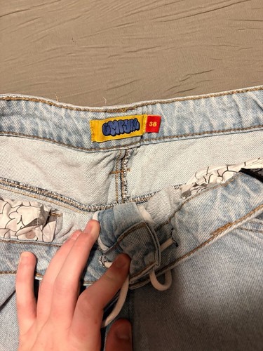 Empyre light wash baggy denim - empyre,