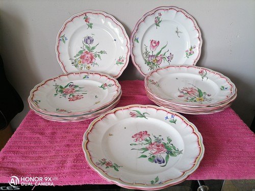 Assiettes plate - 10,