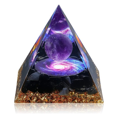 Pyramide orgonite cristal - d'orgonite,,