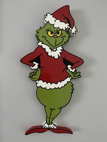 Déco bois murale grinch de - déco,