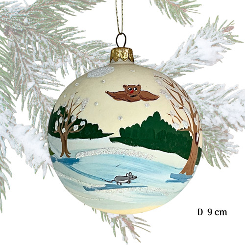 Boule noël verre soufflé - boule,