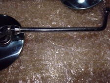 Suzuki mirrors pair mirror left right M8 with S and 2x spacers from M8 to M10 NOS