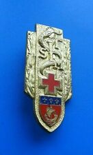 #1572# Insigne militaire "1° Section d’Infirmiers Militaires, émail"/Drago A 558